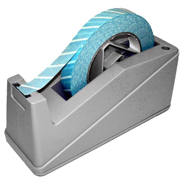 Dispenser per nastri indicatori in rotolo